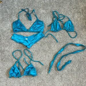 3/$12 Blue Bikini Set